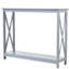 Console grise 2 pour le couloir et le salon, tendance - avec rangement