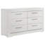 Commode 6 tiroirs Pierce White-1099699829