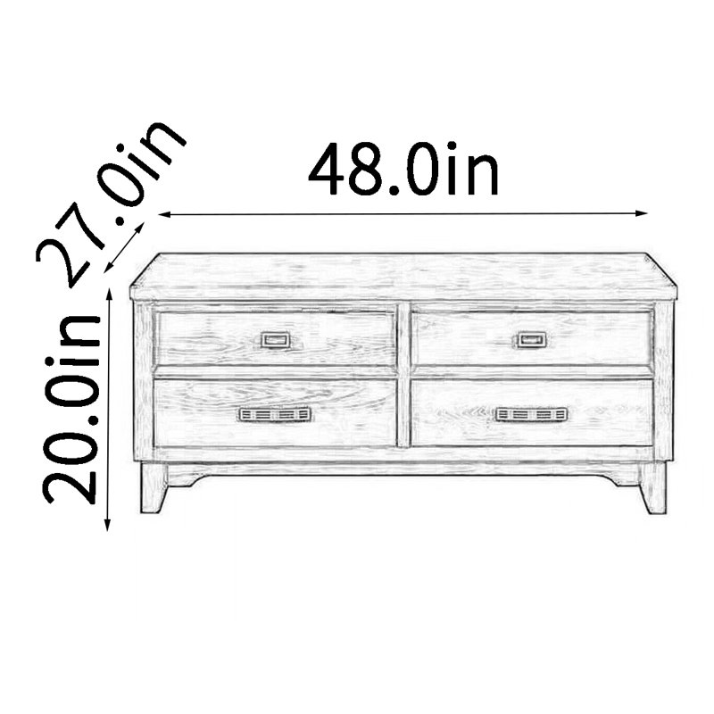 Table basse de luxe American Light