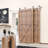 Brushed Nickel Classic Design Single Track Bypass Two Door Hardware Kit( Door Not Included)-43302377