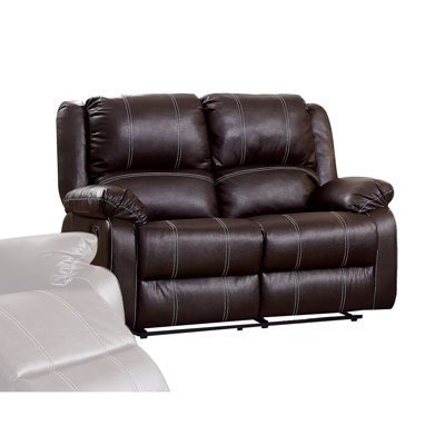 Causeuse inclinable en cuir synthétique Zuriel