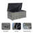 Moda Furnishings Water Resistant Metal Lockable Deck Box-99862696-99862693