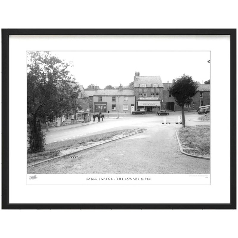 Earls Barton, The Square C1965 by Francis Frith - Single Picture Frame Print, 60cm H x 80cm W x 2.3cm D