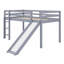 Lit mezzanine bas avec glissade, échelle, barrières de sécurité-1535344232