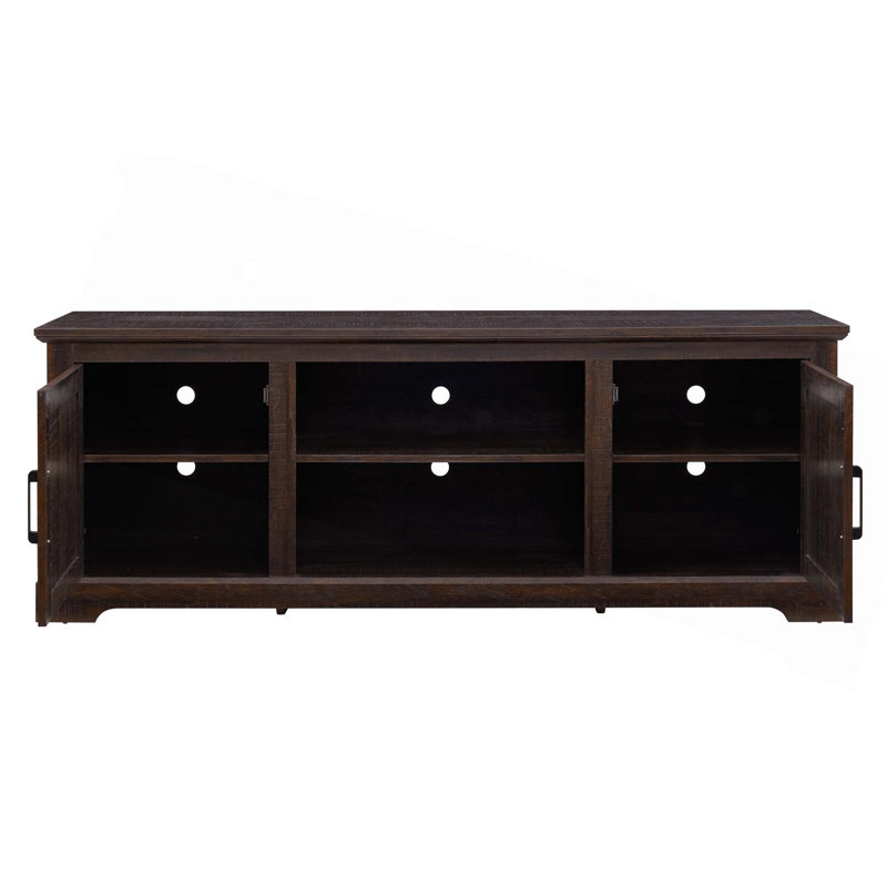 Console Farmhouse Rattan Tv, Espresso