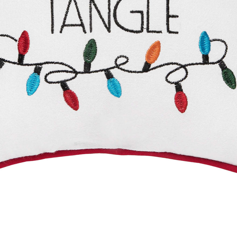 Tinsel In A Tangle Pillow