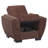 Jaliah Fabric Upholstered Convertible 3-in-1 Sleeper Arm Chair With Storage-111968894