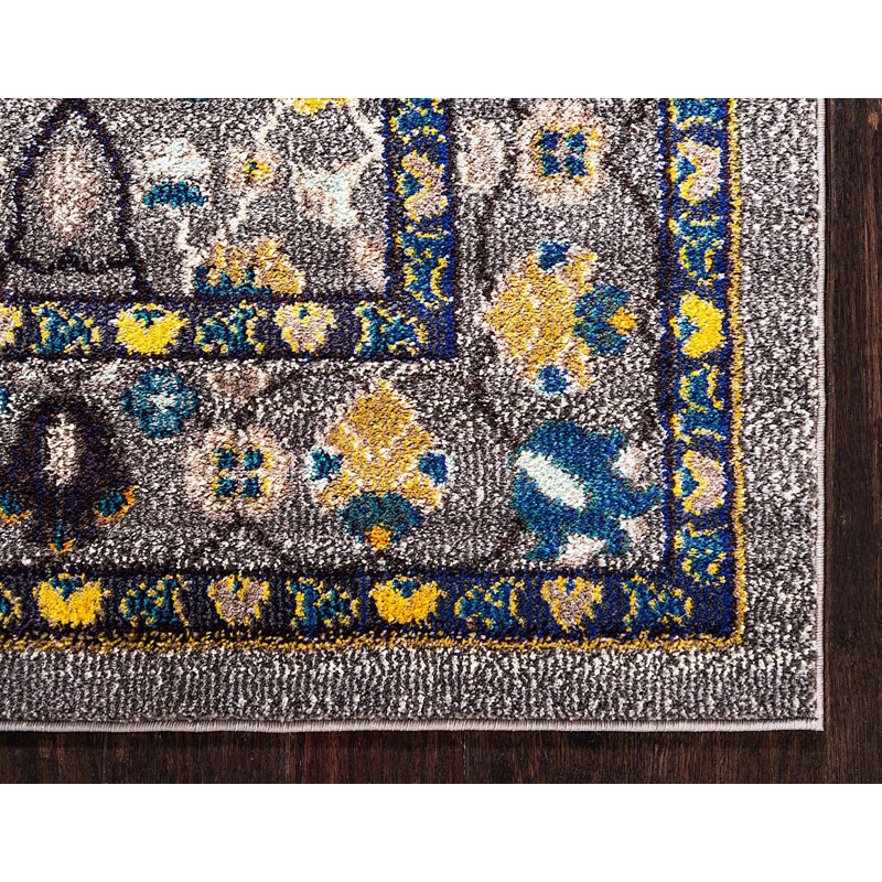 Eddins Washable Oriental Indoor Rug, Runner 2'7" x 10'
