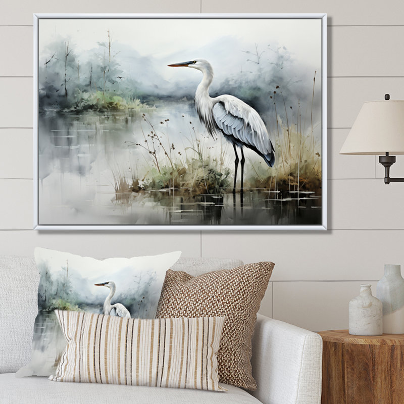 «Alaska Icy Wilderness», reproduction sur toile, H 24 po x l 32 po x P 1 po, Cadre flottant blanc
