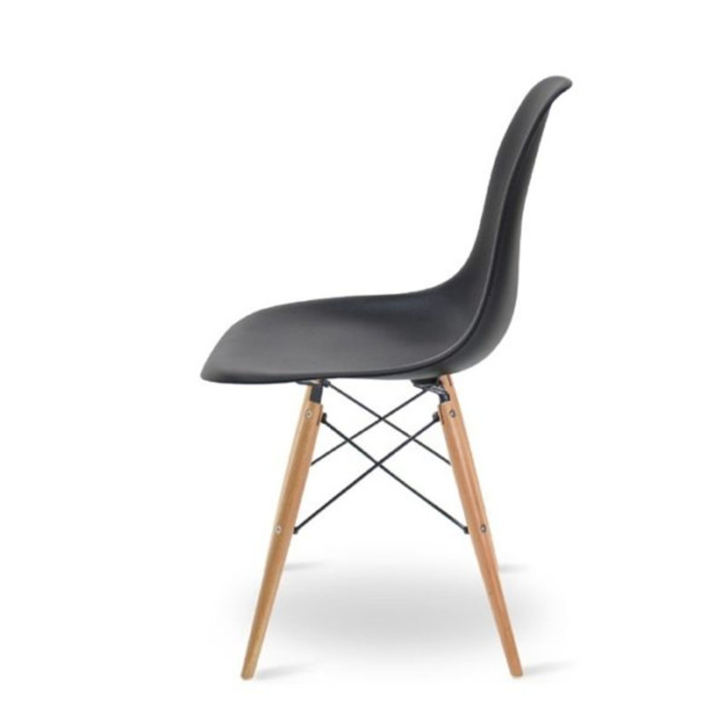 Eghard 17.5'' H Side Chair, Black