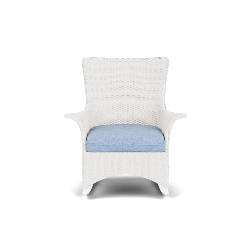 Mandalay Outdoor Rocker Chair, Demo Skyway, White