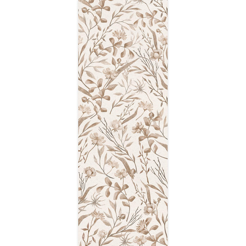 Bordure florale pelez et collez, L 132 po x l 48 po