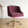 Louise 35.5'' H Velvet Hand-Curated Task Chair with Button Tufted