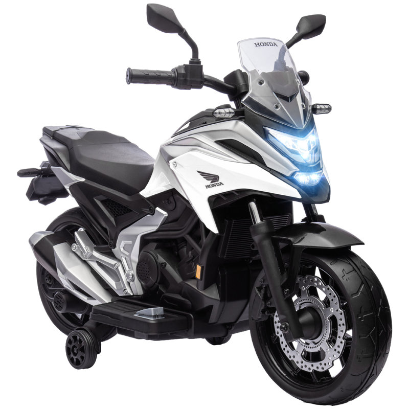 HOMCOM Battery Powered Ride On, White