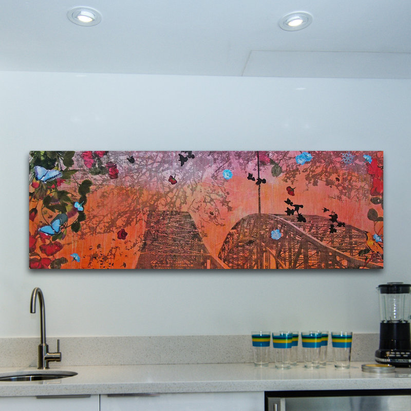 Moses Sunset by Tracy Silva Barbosa - Wrapped Canvas Panoramic Painting, 51 cm H x 152 cm W