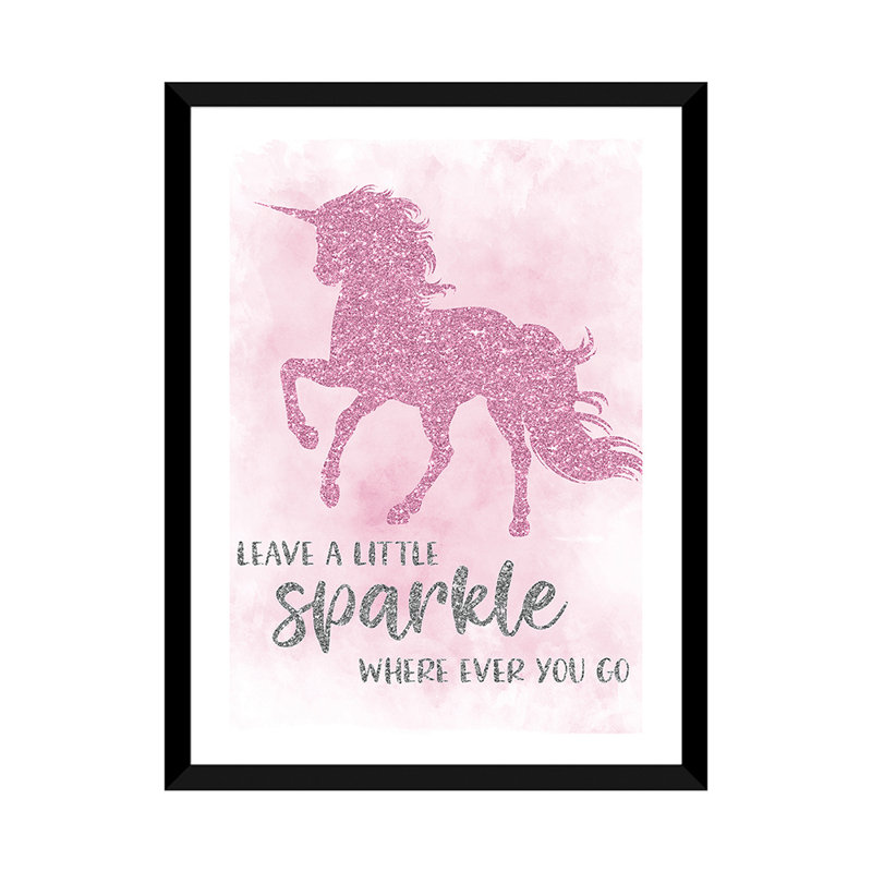 Art sparkle, H 32 po x l 24 po x P 1 po, Papier avec cadre noir