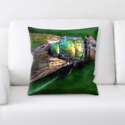 Microsuede Reversible Throw Pillow