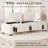Modern Loveseat Sofa for Living Room, 87-Inch Chenille Sofa, Spring Cushions, Solid Wood Frame, Easy Assembly for Small Spaces-Beige-1390558487
