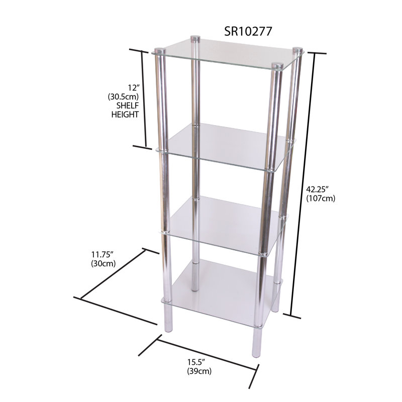 Tablettes l 16 po x H 43 po 