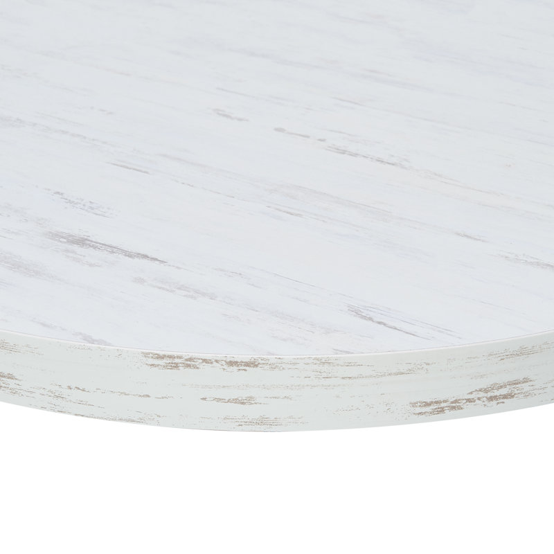 Antique Wash Round Melamine Table Top, 36'' Diameter
