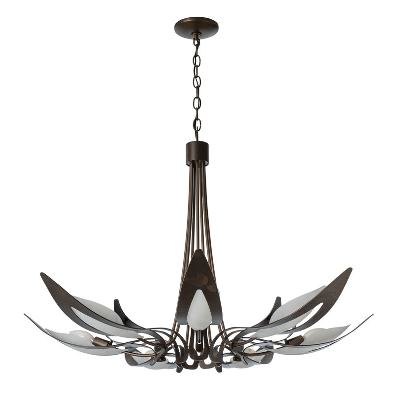 Parasol 7-Light Chandelier - Sterling, Bronze