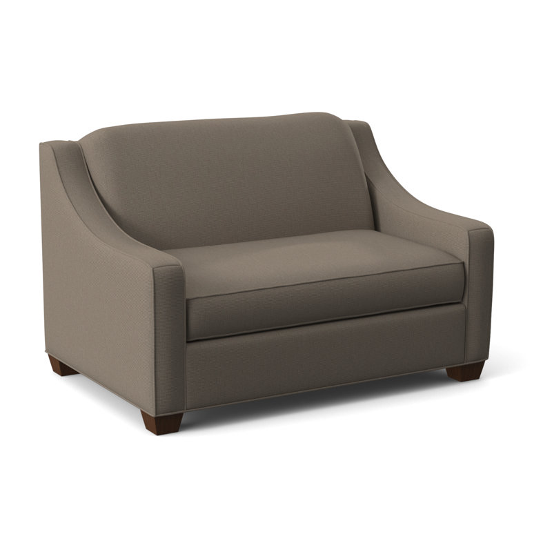 Phillips Upholstered Accent Chair, Montana Walnut, Ridgecrest Putty