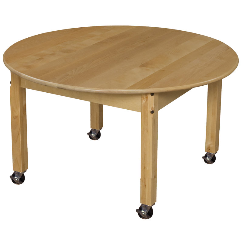 Table d'activité circulaire, Sans roulettes, H 17 po x L 36 po x l 36 po
