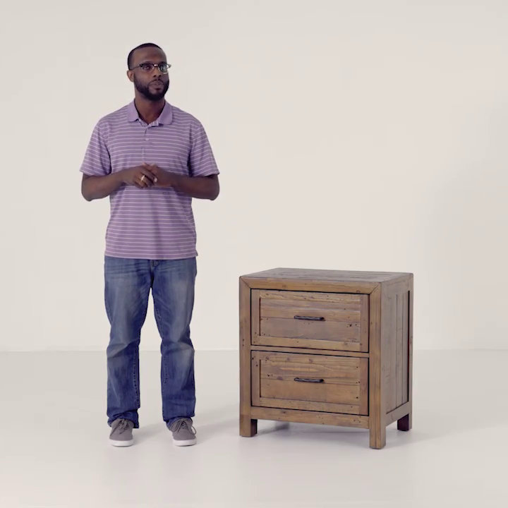 Craigsville 26'' W Solid Wood Nightstand