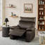 Fauteuil inclinable manuel contemporain avec plateau-coussin avec accoudoirs moelleux et ressorts ensachés - Cadre haut de gamme certifié FSC