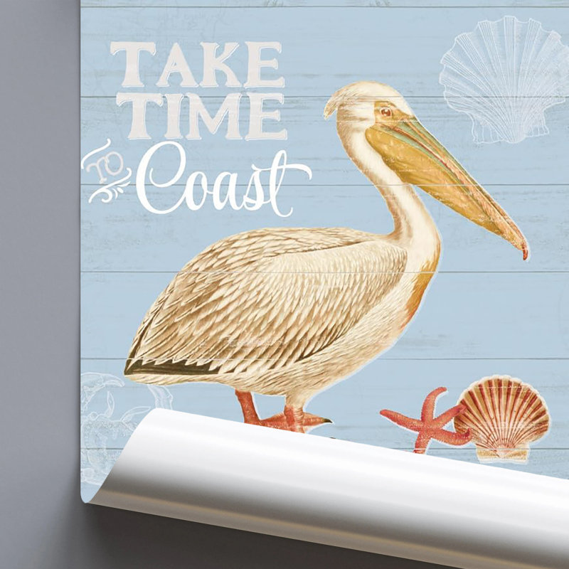 «Buy Art For Less Offly Offlyly Licensed Bayside I 18 x 18 pouces, affiche d'art - impression sur demande - papier affiche - prêt à encadrer