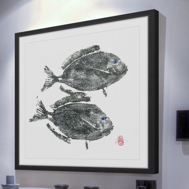 Andrew Clay - Single Picture Frame Print, 51cm H x 51cm W x 3.81cm D