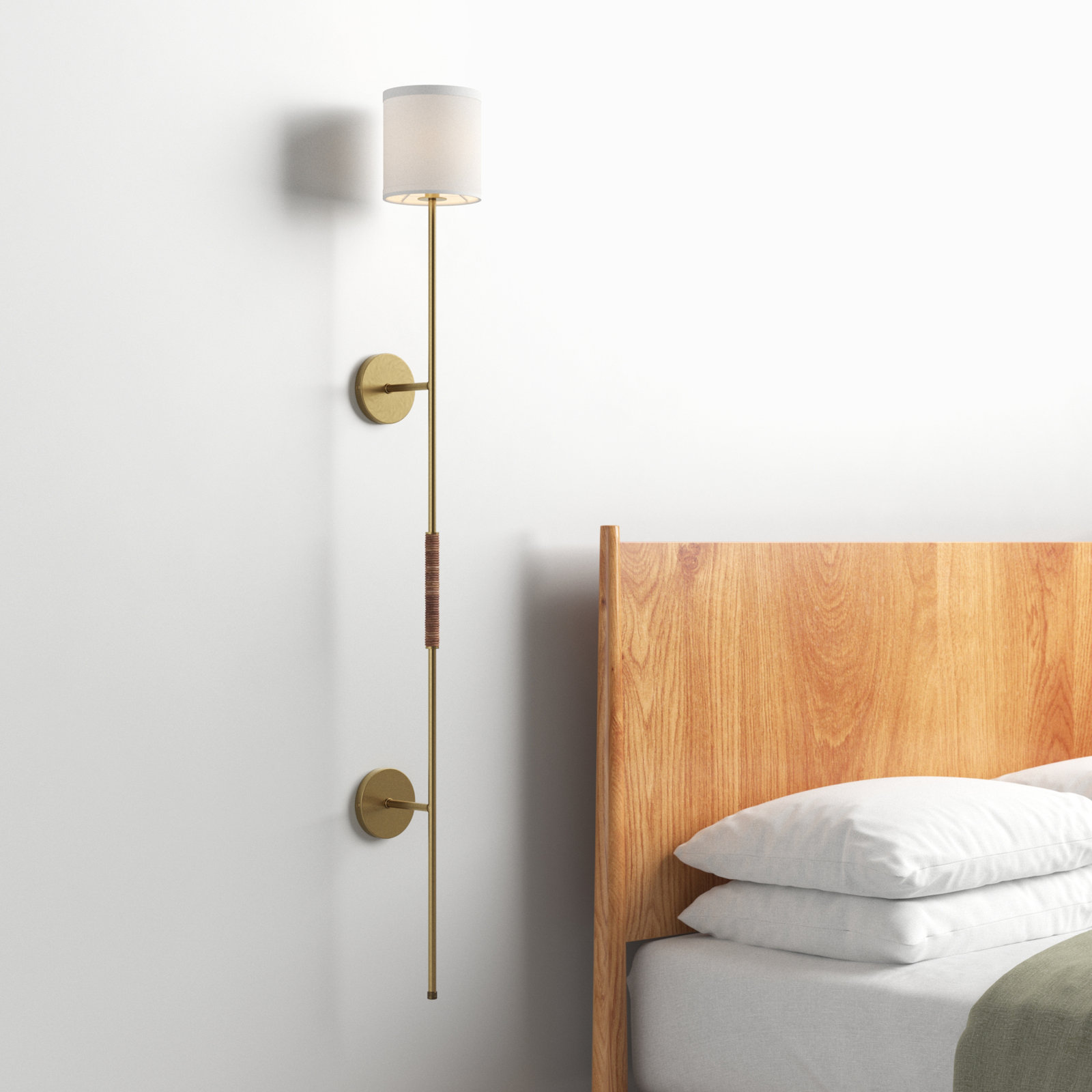 Rudman 1 - Light Dimmable Brass Wallchiere