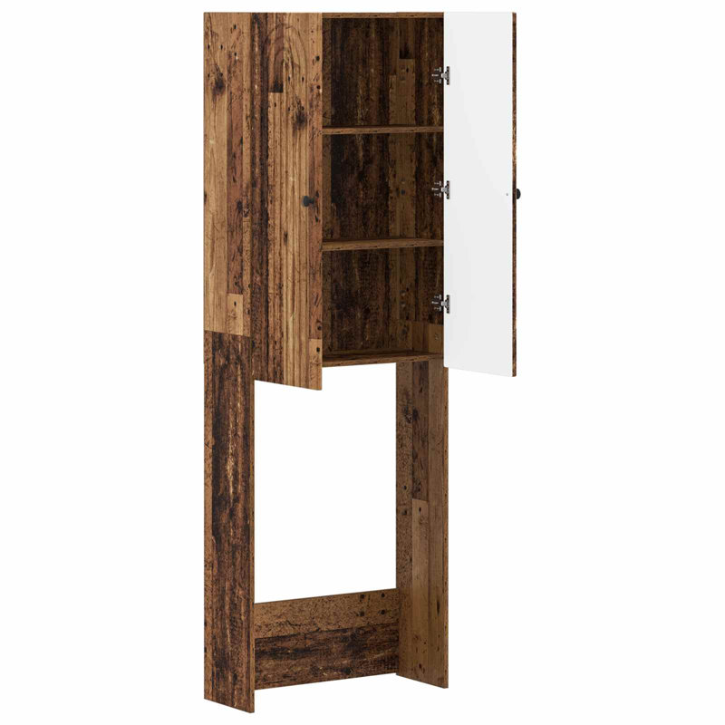 Over the Toilet Storage, Old Wood
