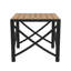 Table de bout d'extérieur carrée 18,9 po