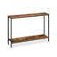 Console rectangulaire en bois massif brun-131256687
