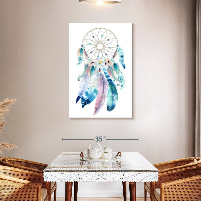 Capteur de rêves pastel Kerner, H 45 po x l 30 po