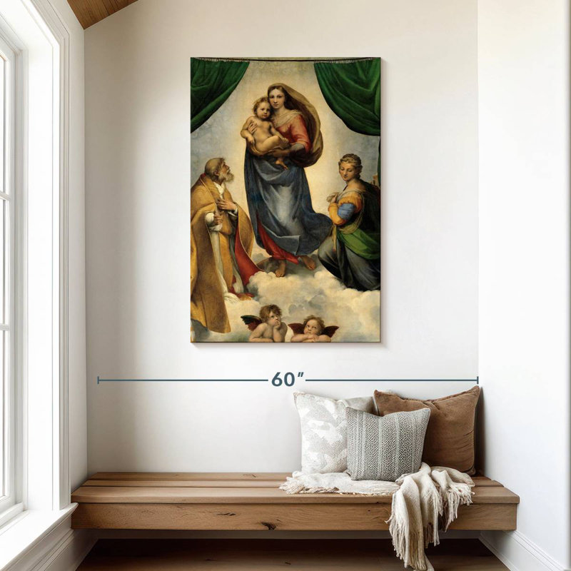 Leisha Sistine Madonna, 45" H x 30" W