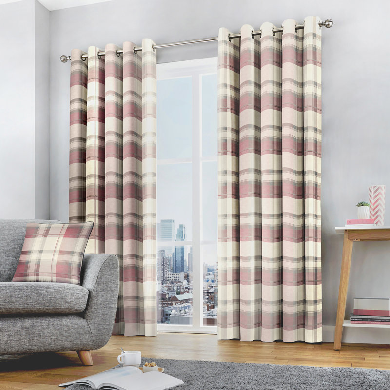 Cotton Sheer Curtain Pair, Width 168 x Drop 229 cm, Slate
