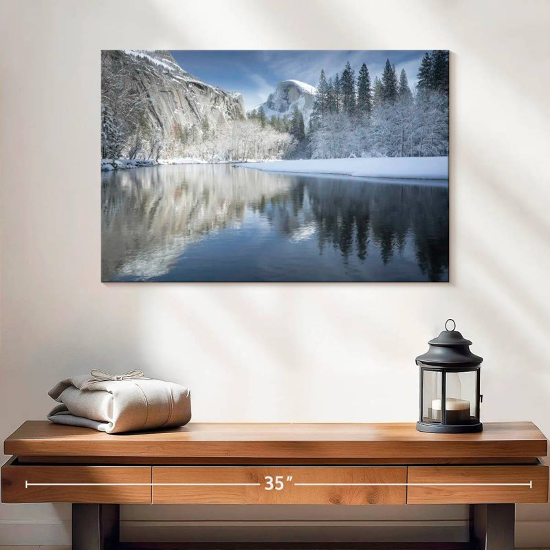 Alvord Yosemite Half Dome Winter, 16" H x 24" W