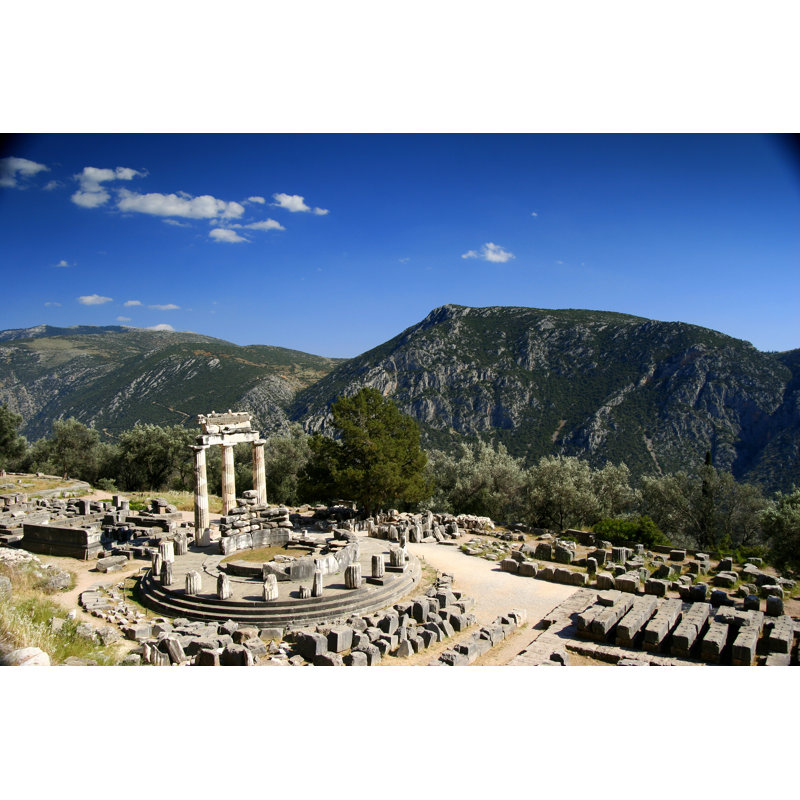 Beautiful Delphi by Hutale - Wrapped Canvas Print, 20cm H x 30cm W