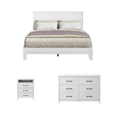 Allysyn Modern 3 Piece Bedroom Set
