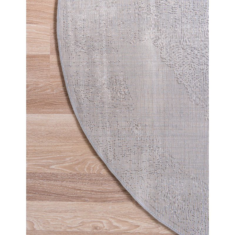 Moree Ikat Indoor Rug, Round 3'3"