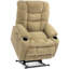 Fauteuil inclinable électrique EONIX pour personnes âgées, surdimensionné 400lbs avec chaleur et massage, fauteuil inclinable électrique avec porte-gobelets et ports de charge, beige-129175860-117579661