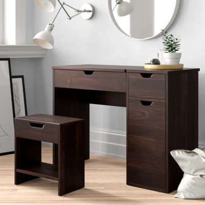 Bedros Dressing Table with Mirror