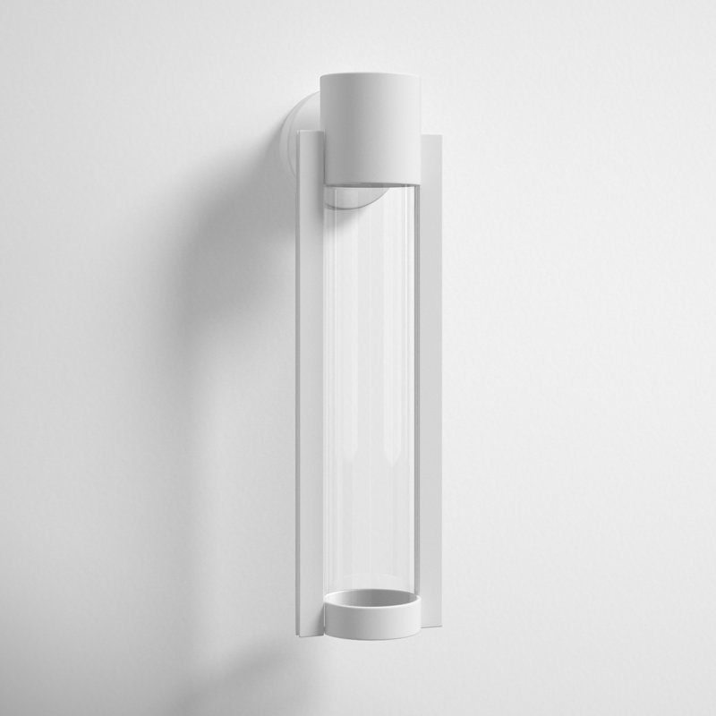 Eddy Aluminum 20'' H LED Outdoor Wall Light, White