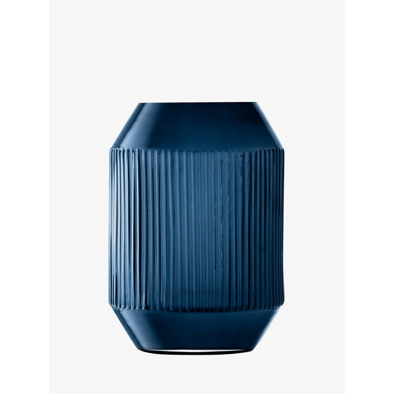 Rotunda Hurricane Candle Holder, Sapphire