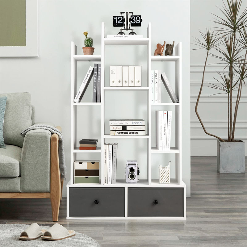 132cm H x 80cm W Standard Bookcase, White