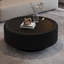Table basse ronde avec rangement caché