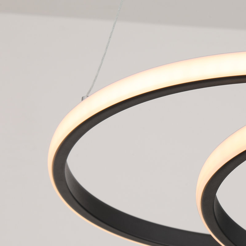Luminaire suspendu DEL à niveaux dégradés Jaxcyn