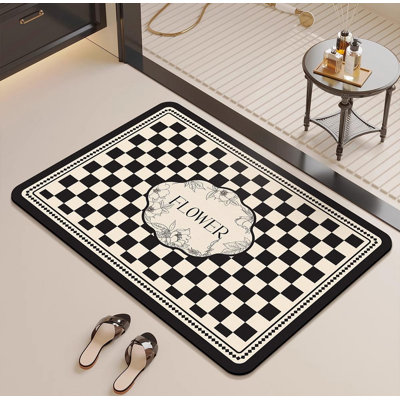 Decontamination Diatomaceous Earth Absorbent Bathroom Mat
